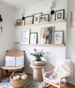 6 Ways to Style a Picture Ledge Shelf in Your Home