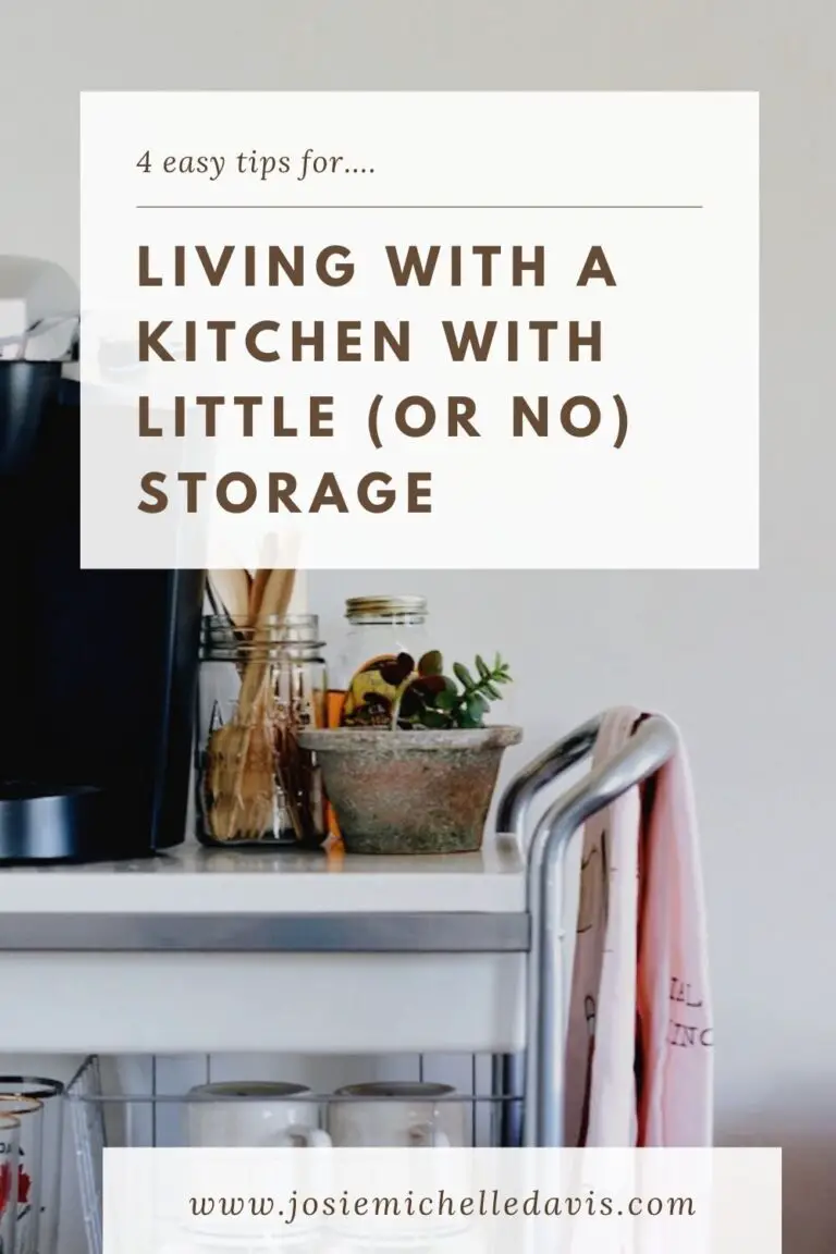 4 Tips for living with Kitchens with no storage