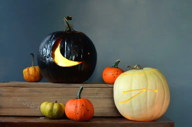 DIY Constellation Pumpkin Carving