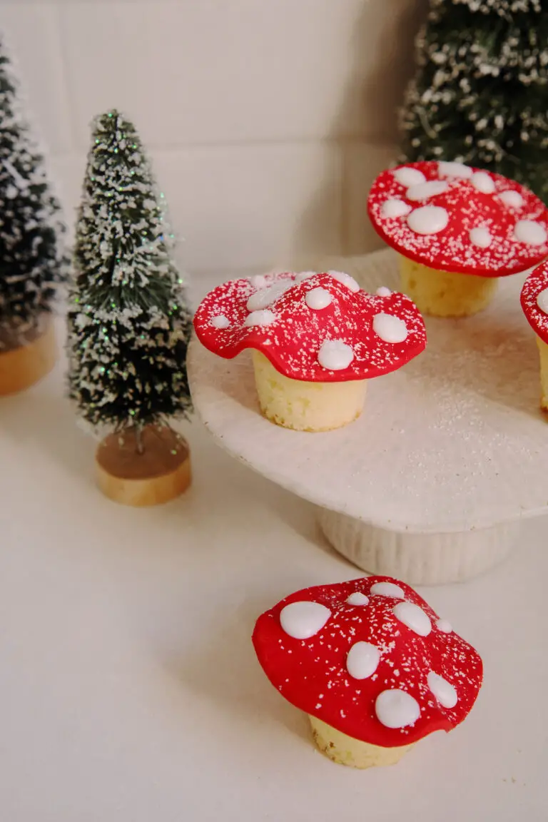 Magical Mini Mushroom Cupcakes