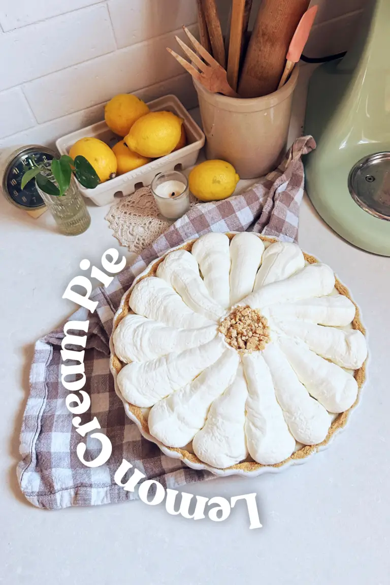 Daisy Lemon Cream Pie 🌼🍋