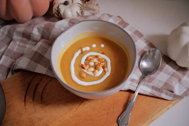 Creamy Pumpkin Soup with Fresh Pumpkin