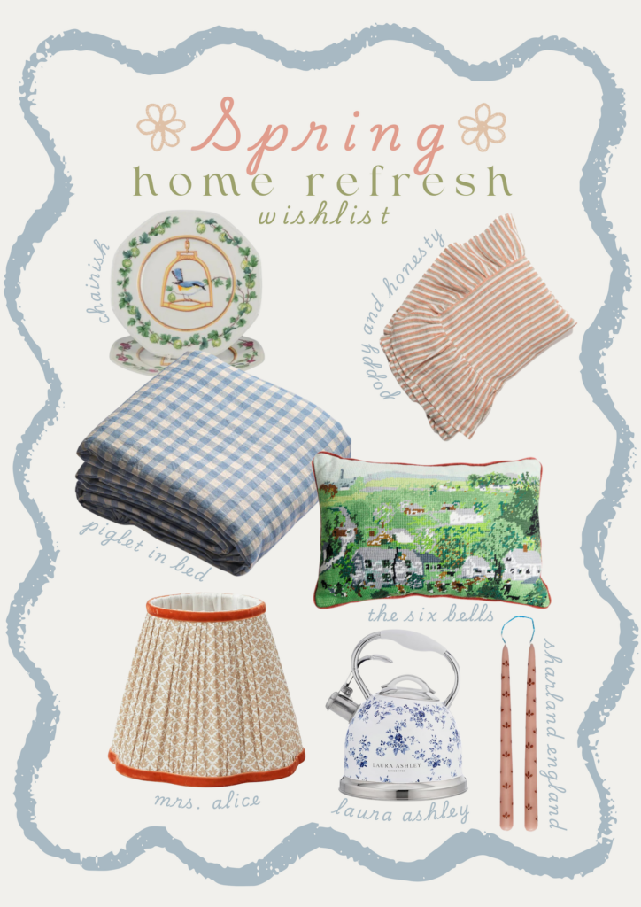 Cottagecore Spring Home Decor Wishlist